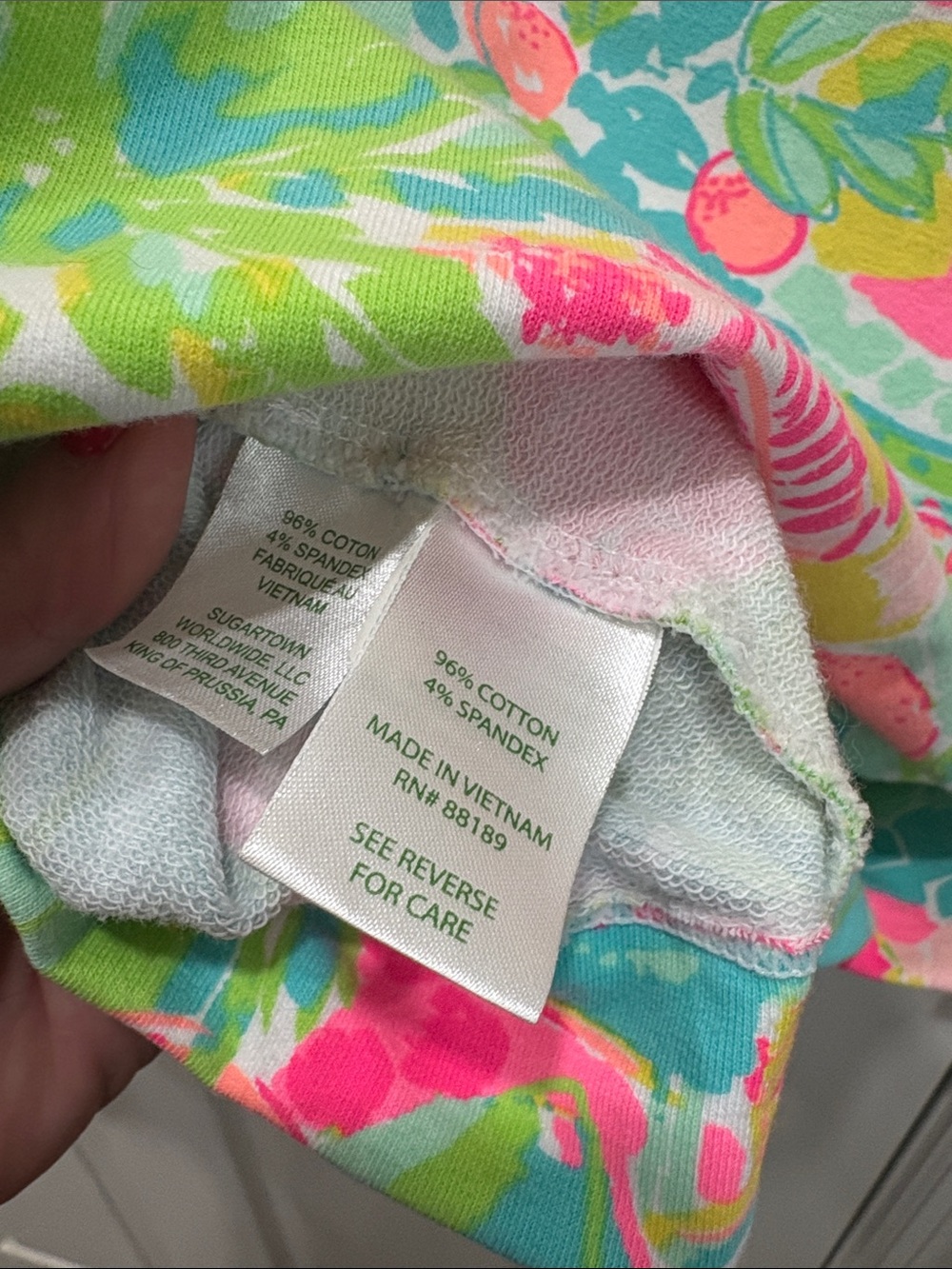 Lilly Pulitzer Skipper Popover Sz Medium - Florida “Sunshine State of Mind” - Picture 9 of 14